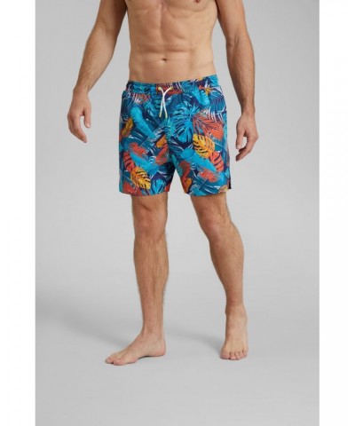 Atlantic Mens Recycled Swim Shorts Blue $16.79 Pants