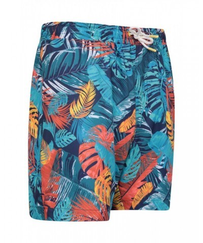 Atlantic Mens Recycled Swim Shorts Blue $16.79 Pants