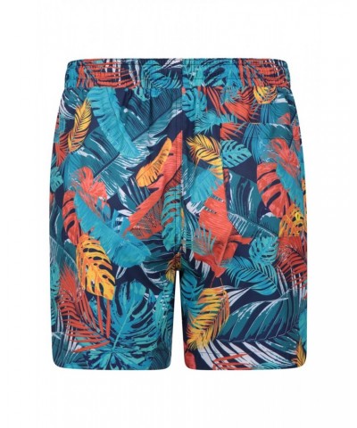 Atlantic Mens Recycled Swim Shorts Blue $16.79 Pants