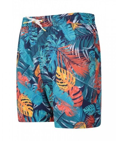 Atlantic Mens Recycled Swim Shorts Blue $16.79 Pants