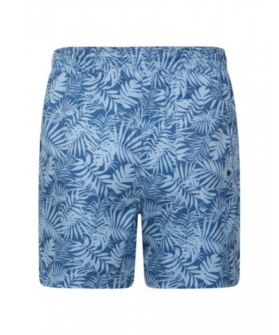 Atlantic Mens Recycled Swim Shorts Light Blue $16.19 Active