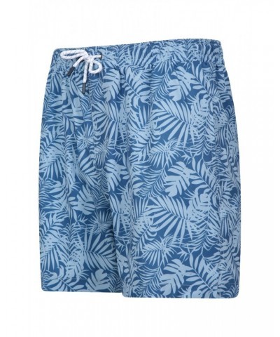 Atlantic Mens Recycled Swim Shorts Light Blue $16.19 Active