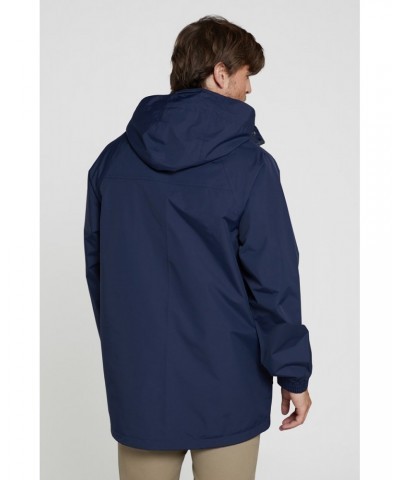 Glacier II Mens Long Waterproof Jacket Navy $43.20 Jackets