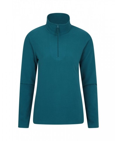 Camber Womens Half-Zip Fleece Dark Teal $13.24 Fleece