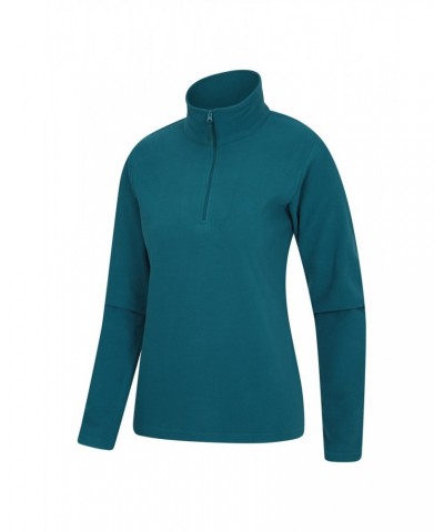 Camber Womens Half-Zip Fleece Dark Teal $13.24 Fleece