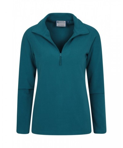 Camber Womens Half-Zip Fleece Dark Teal $13.24 Fleece