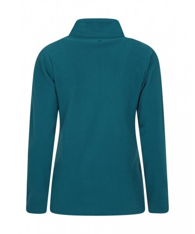 Camber Womens Half-Zip Fleece Dark Teal $13.24 Fleece