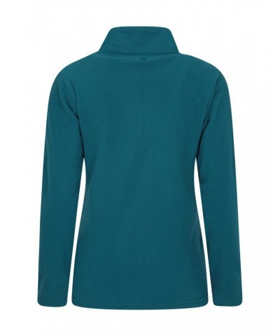 Camber Womens Half-Zip Fleece Dark Teal $13.24 Fleece