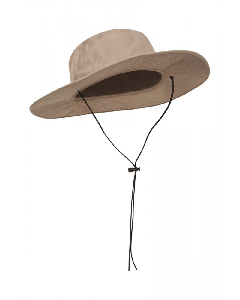 Travel Anti-Mosquito Mens Brim Hat Beige $23.59 Accessories