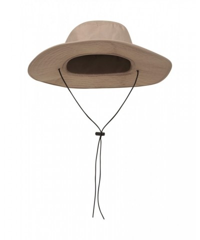 Travel Anti-Mosquito Mens Brim Hat Beige $23.59 Accessories