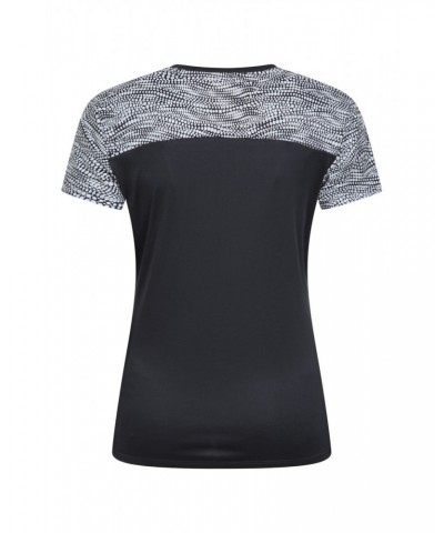 Pro Running Reflective Womens T-shirt Black $18.00 Active