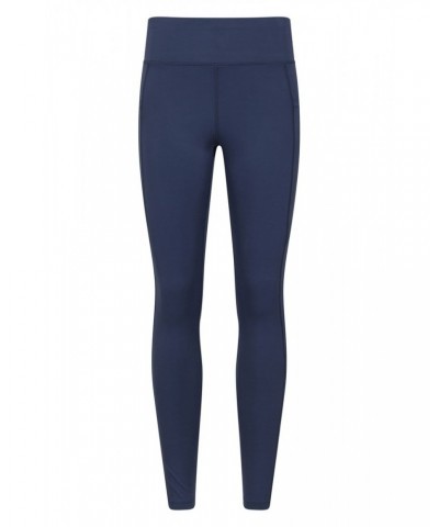 Blackout High Waisted Womens Tights Navy $14.19 Active