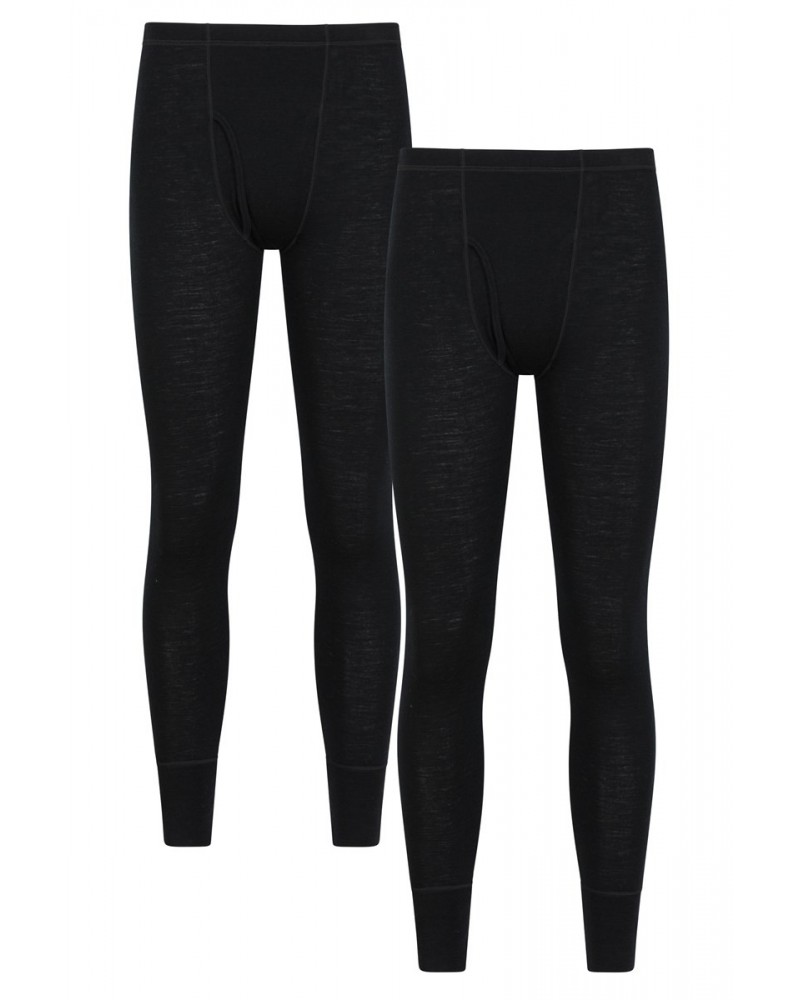 Mens Merino Pants Multipack Black $33.79 Pants