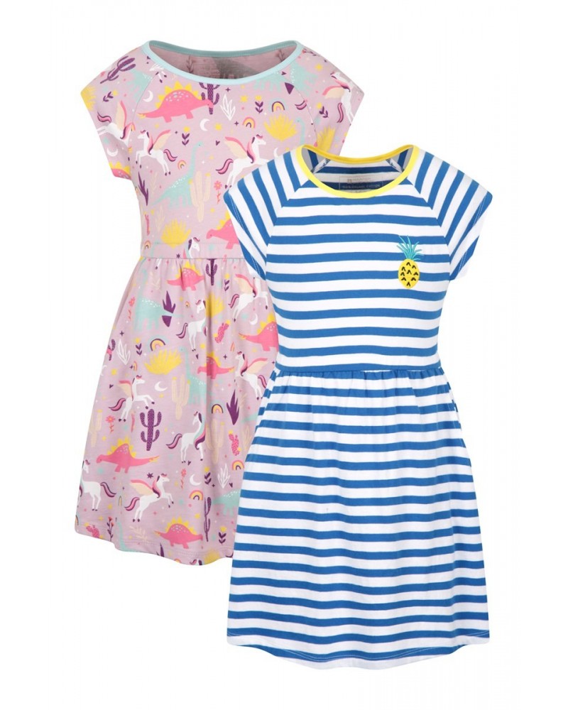 Penelope Kids Organic Dress - Multipack Mixed $16.80 Dresses & Skirts