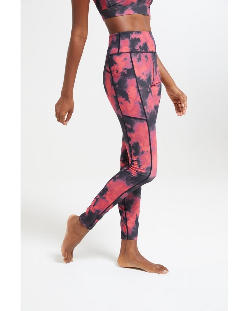 Alight Womens Full-Length Leggings Berry $17.60 Active