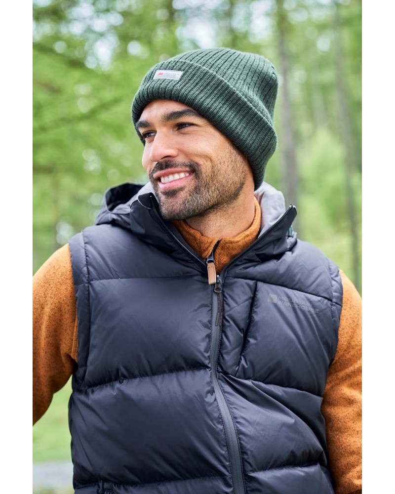 Thinsulate Knitted Mens Beanie Khaki $13.49 Accessories