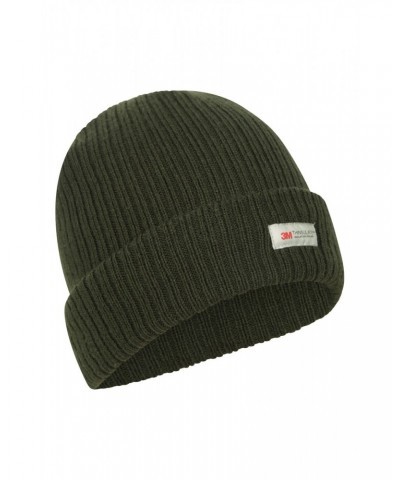 Thinsulate Knitted Mens Beanie Khaki $13.49 Accessories