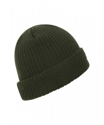 Thinsulate Knitted Mens Beanie Khaki $13.49 Accessories