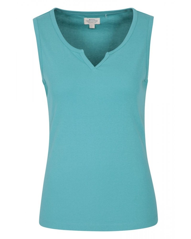 Drift Womens Tank Top Green $10.00 Tops