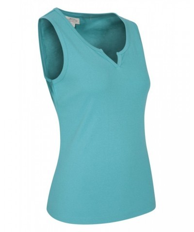 Drift Womens Tank Top Green $10.00 Tops