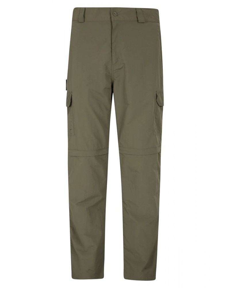 Explore Mens Zip Off Pants Khaki $23.32 Pants