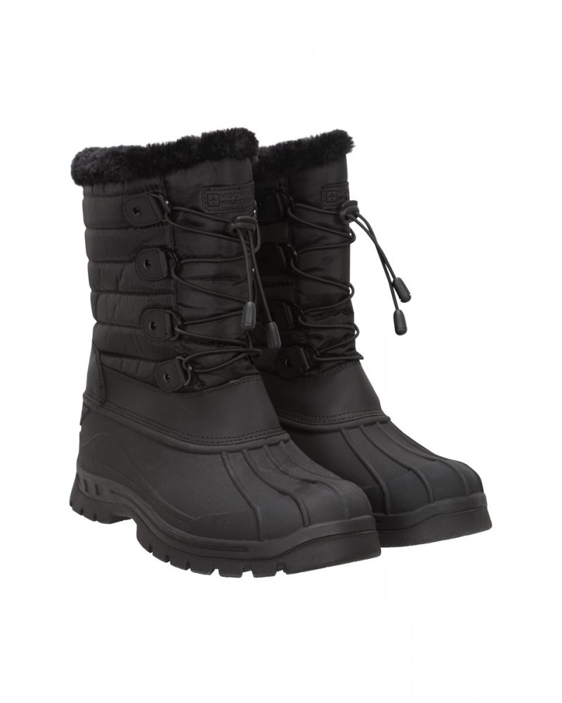 Whistler Womens Adaptive Snow Boots Black $20.51 Footwear