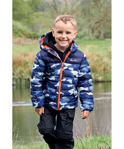 Seasons Printed Kids Insulated Jacket Orange $25.64 Jackets