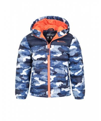 Seasons Printed Kids Insulated Jacket Orange $25.64 Jackets