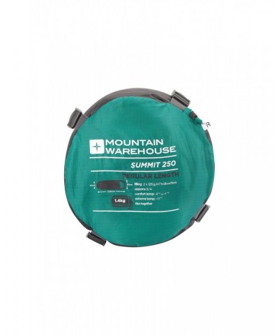 Summit 250 Sleeping Bag Teal $31.79 Sleeping Bags