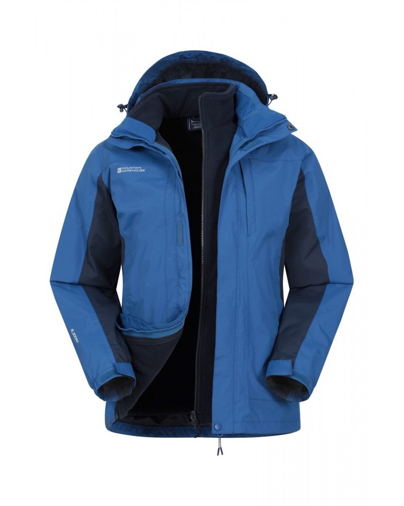 Thunderstorm Mens 3 in 1 Jacket Cobalt $29.75 Jackets