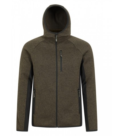 Treston Mens Hooded Fleece Dark Khaki $25.44 Fleece