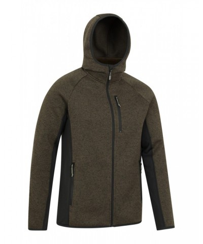 Treston Mens Hooded Fleece Dark Khaki $25.44 Fleece