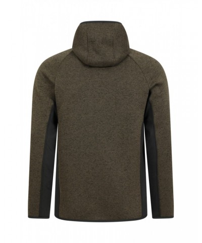 Treston Mens Hooded Fleece Dark Khaki $25.44 Fleece