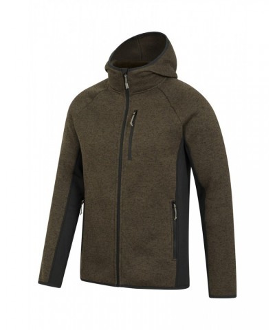 Treston Mens Hooded Fleece Dark Khaki $25.44 Fleece