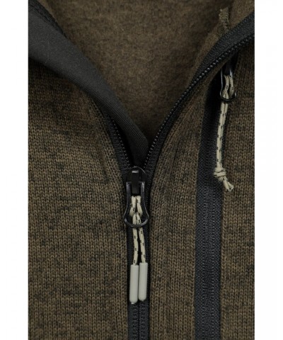 Treston Mens Hooded Fleece Dark Khaki $25.44 Fleece