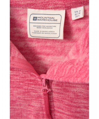 Snowdon Melange Womens Fleece Pink $15.38 Fleece