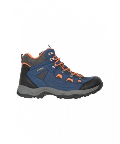 Adventurer Mens Waterproof Hiking Boots Bright Blue $30.00 Footwear