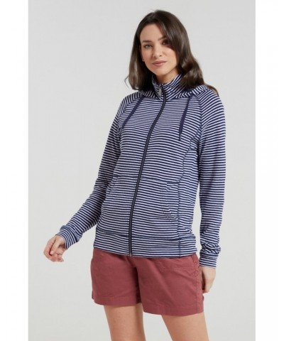 Woolamai Womens Full-Zip Hoodie Navy $24.91 Tops