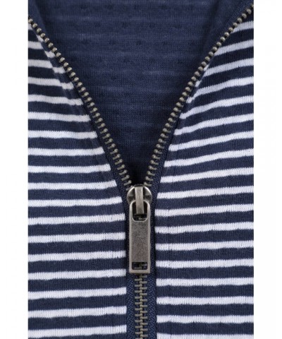 Woolamai Womens Full-Zip Hoodie Navy $24.91 Tops