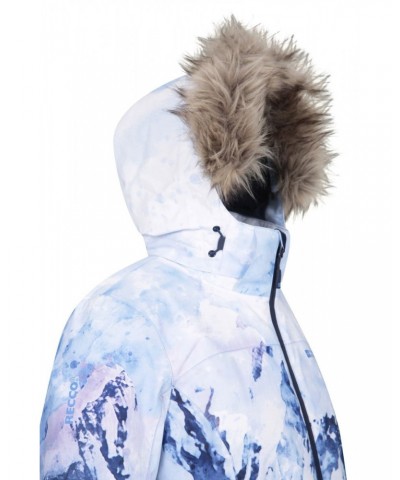 Nordic Extreme Printed Womens Ski Jacket Blue $44.20 Jackets