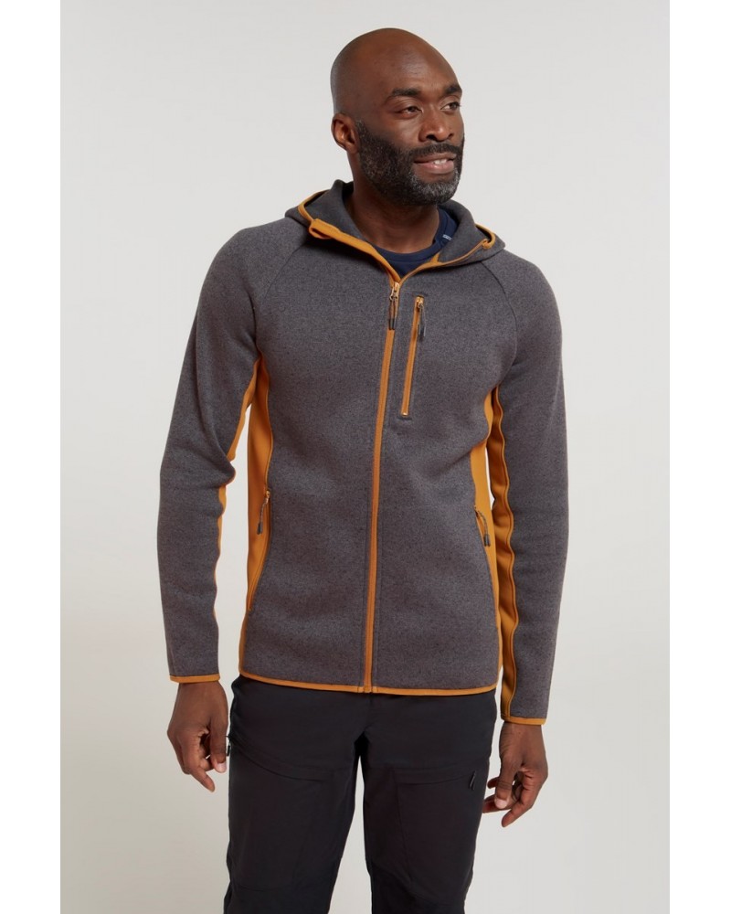 Treston Mens Hooded Fleece Dark Grey $28.08 Fleece