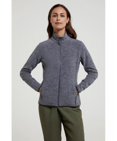 Snowdon Melange II Womens Full-Zip Fleece Charcoal $17.02 Fleece