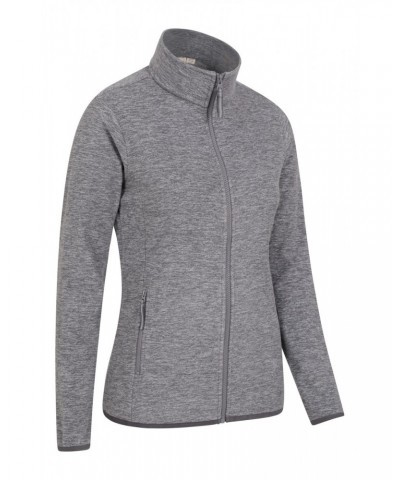 Snowdon Melange II Womens Full-Zip Fleece Charcoal $17.02 Fleece