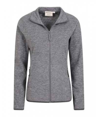 Snowdon Melange II Womens Full-Zip Fleece Charcoal $17.02 Fleece