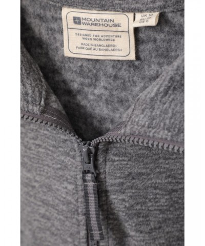 Snowdon Melange II Womens Full-Zip Fleece Charcoal $17.02 Fleece