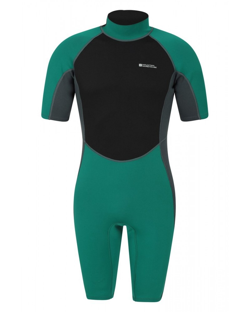 Shorty Mens 2.5/2mm Wetsuit Green $30.24 Swimwear